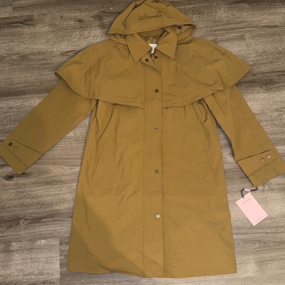 Avec Les Filles hooded cape Raincoat - Picture 9 of 16